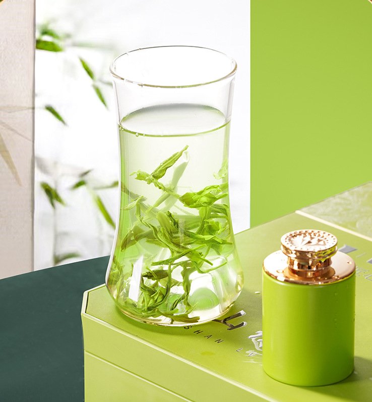 New tea high mountain cloud green tea bean-flavored strong-flavor tea gift box - Image 4