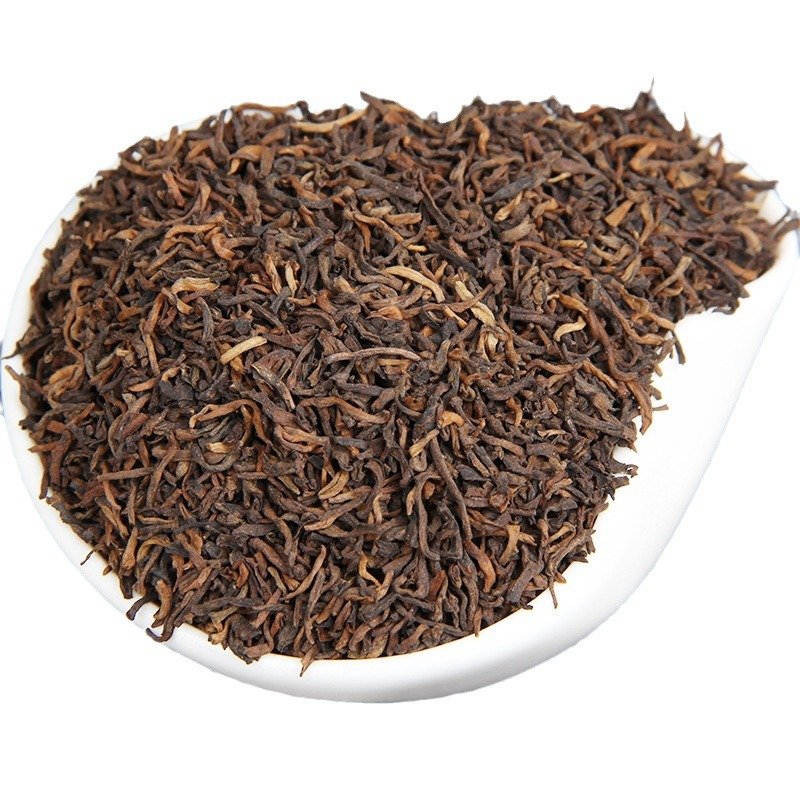 2009 Aged Golden Needle Imperial Ripe Pu'er Loose Tea – Menghai Fermented Premium Grade - Image 5