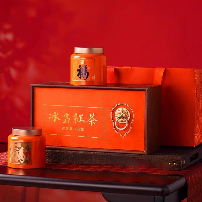 Ice Island Ancient Tree Black Tea – Premium Yunnan Dianhong | 150g Gift Set (2 Cans) | Sun-Dried Craft - Image 4
