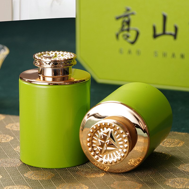 New tea high mountain cloud green tea bean-flavored strong-flavor tea gift box - Image 5