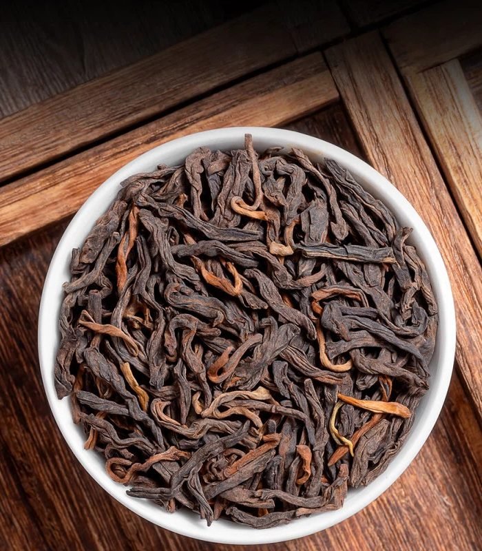 Liubao Tea – Rich Aroma, Aged Wuzhou Cellar-Stored Ripe Tea, Gift Box, 250g